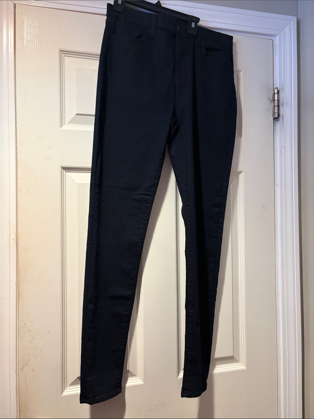 J Brand Maria Skinny Jeans in Solid Dark Blue 32
